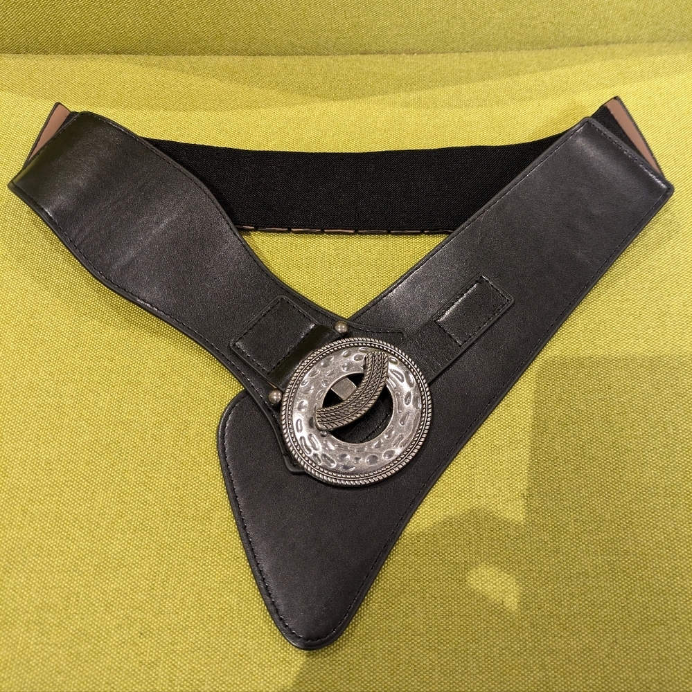 Unbranded belt PU leather color black